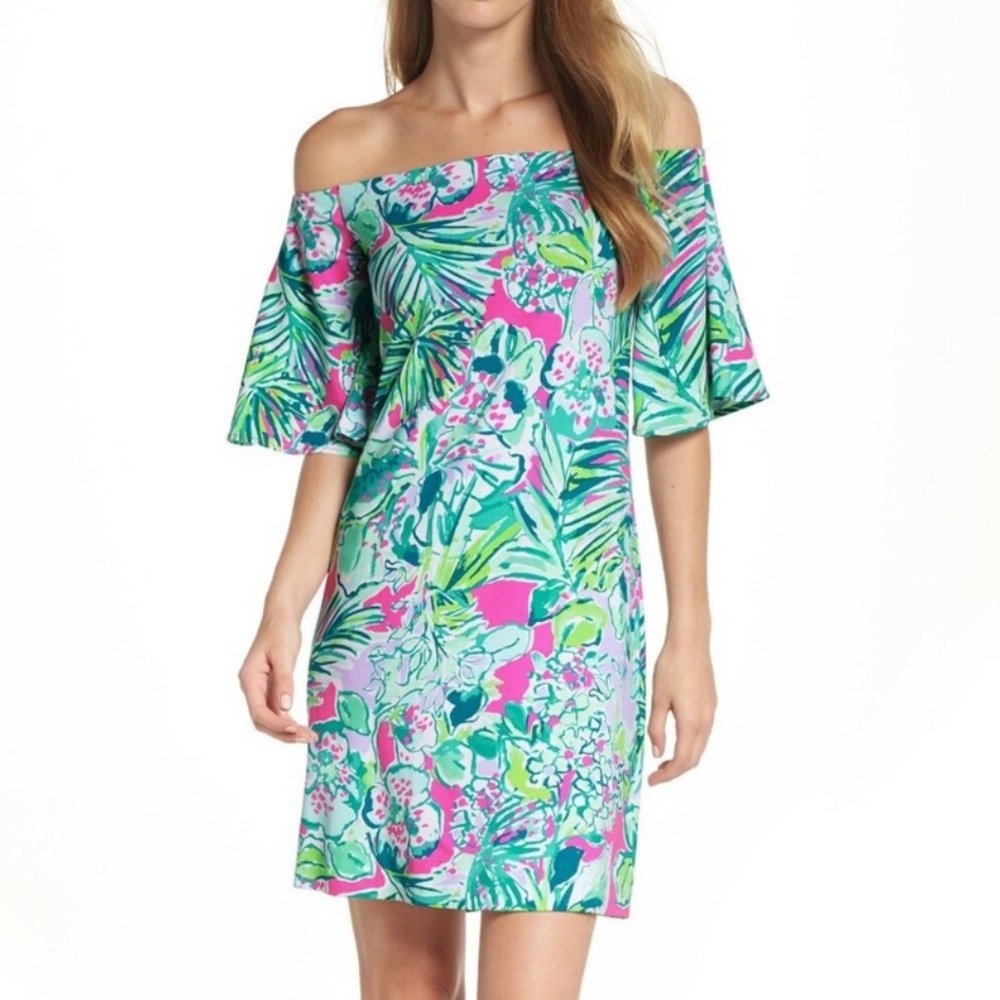 Lilly Pulitzer Fawcett Dress in Multi Early Bloomer